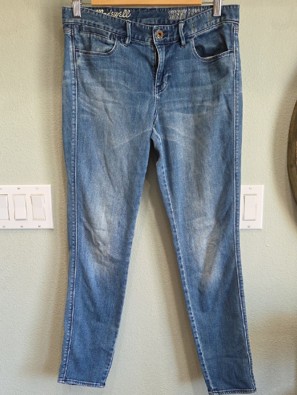 Madewell Women's Skinny Jeans in Medium Blue Wash